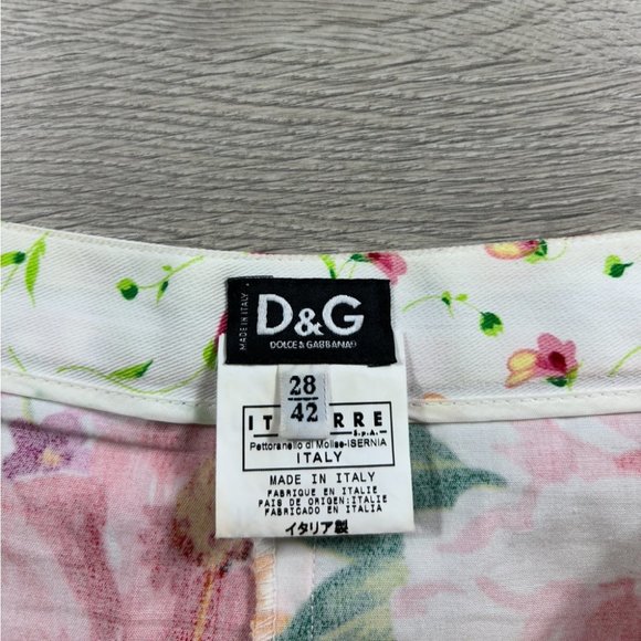 D&G Floral Print Knee Length Skirt - Picture 4 of 14